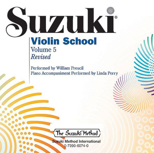 Suzuki Violin School Volume 5 Performance/Accompaniment CD