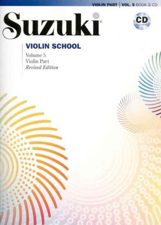 Suzuki Violin School Book 5 Book/CD Violin Part New Ed (Softcover Book/CD)