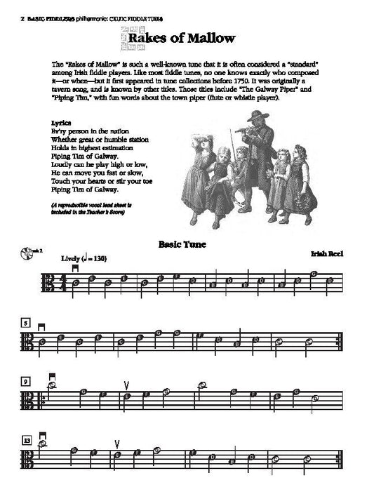 Basic Fiddlers Philharmonic: Celtic Fiddle Tunes for Viola