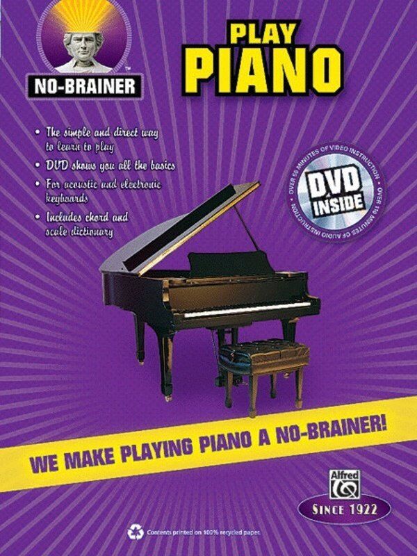 No Brainer Play Piano Book/DVD by Alfred Music
