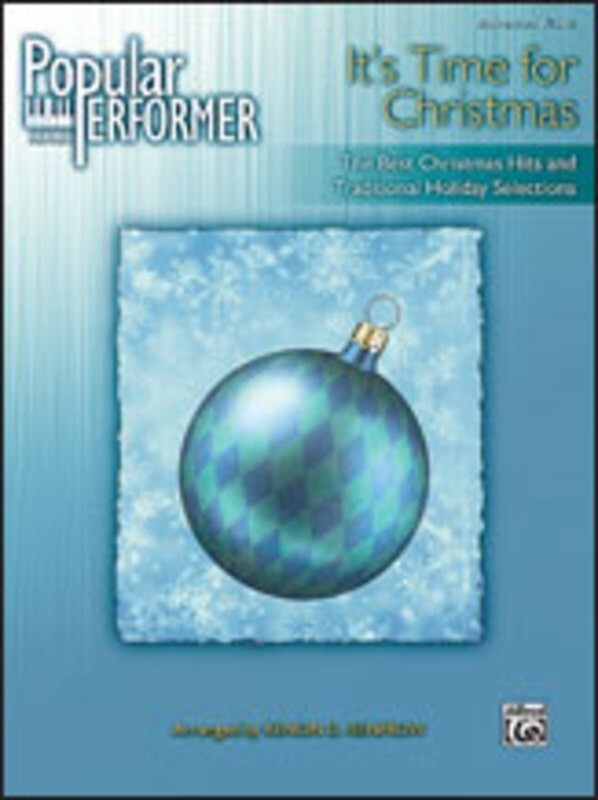 Popular Performer Its Time For Christmas Adv Book