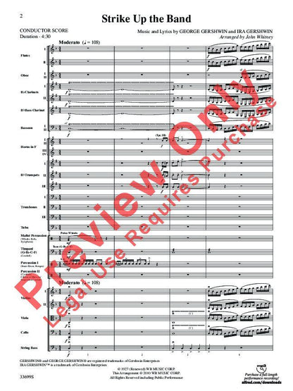 Strike Up the Band for Full Orchestra - George Gershwin, Arr. John Whitney, Alfred Music, Pop Concert Series, 232 Pages — view 3