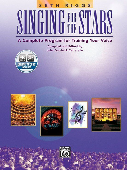 Singing for the Stars Book and 2 CDs by Seth Riggs