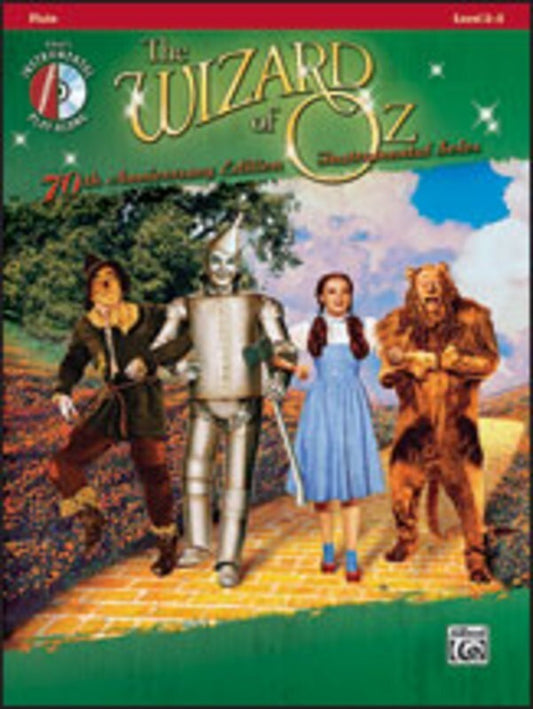 Wizard Of Oz Instrumental Solos Flute Book/CD Book