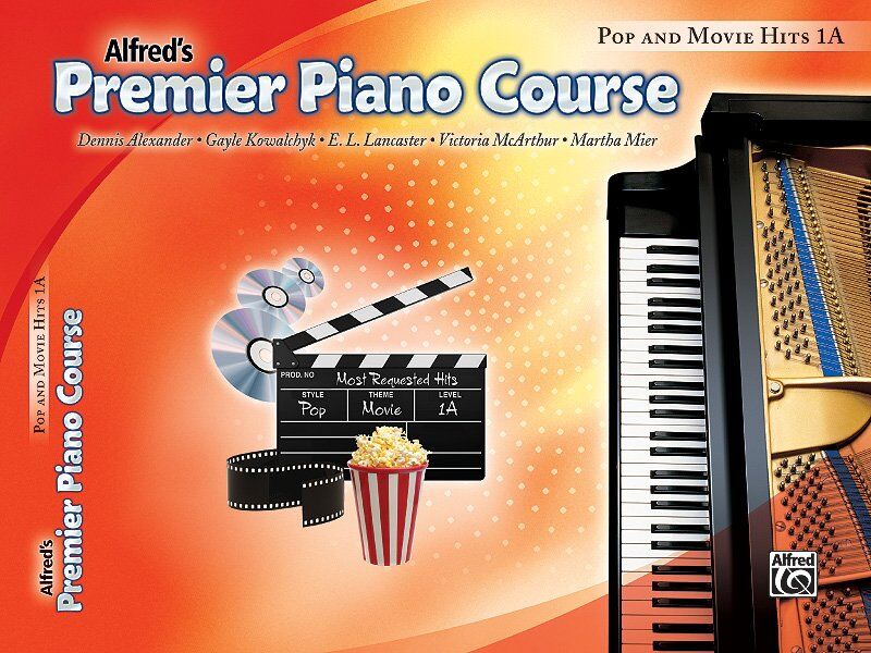 Premier Piano Course Pop and Movie Hits 1A - 24 Pages, Arranged for Piano, Includes Optional Duet Parts, Published by Alfred Music