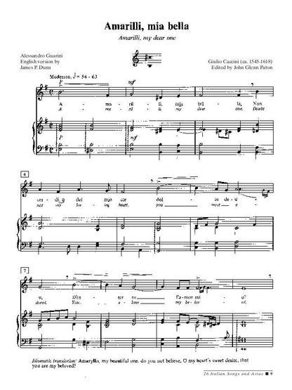 26 Italian Songs and Arias for Medium/Low Voice — view 3