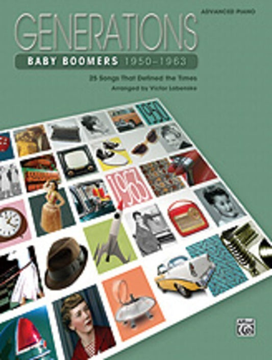 Generations Baby Boomers 1953 - 1963 Adv Piano Book
