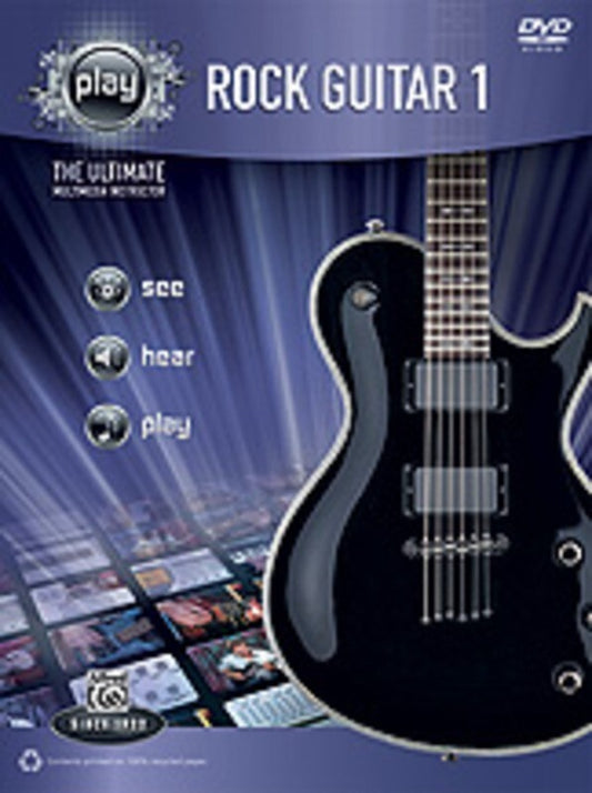 Alfreds Play Rock Guitar 1 Book DVD Guitar Book