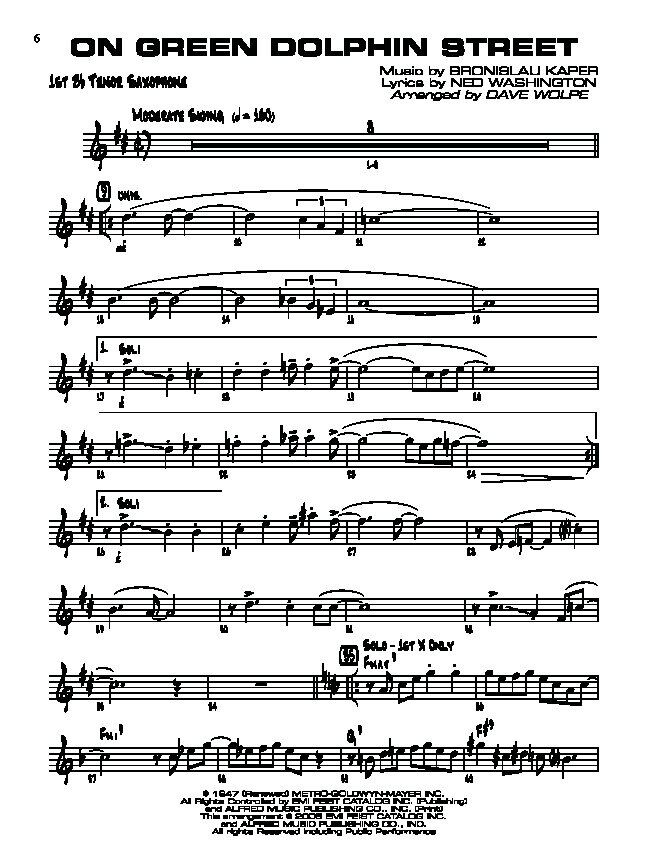 Best of Belwin Jazz - Jazz Band Collection for 1st Tenor Saxophone — view 3