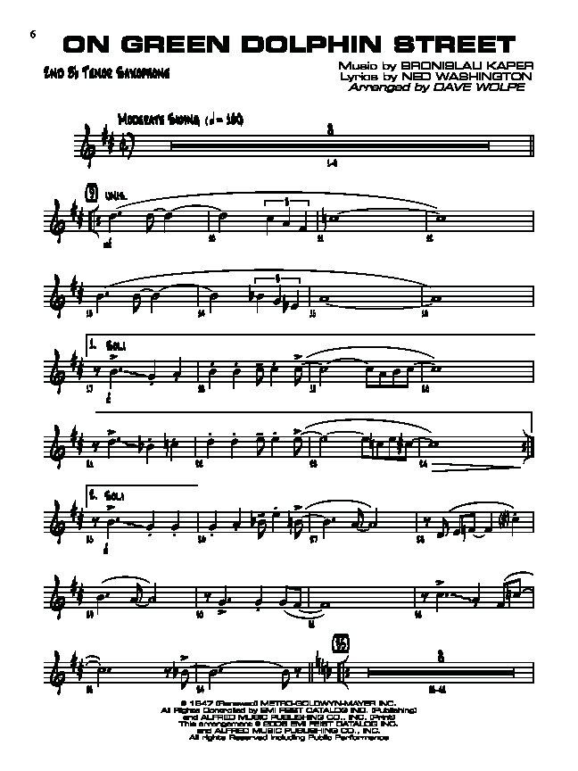 Best of Belwin Jazz - Jazz Band Collection for 2nd Tenor Saxophone — view 3