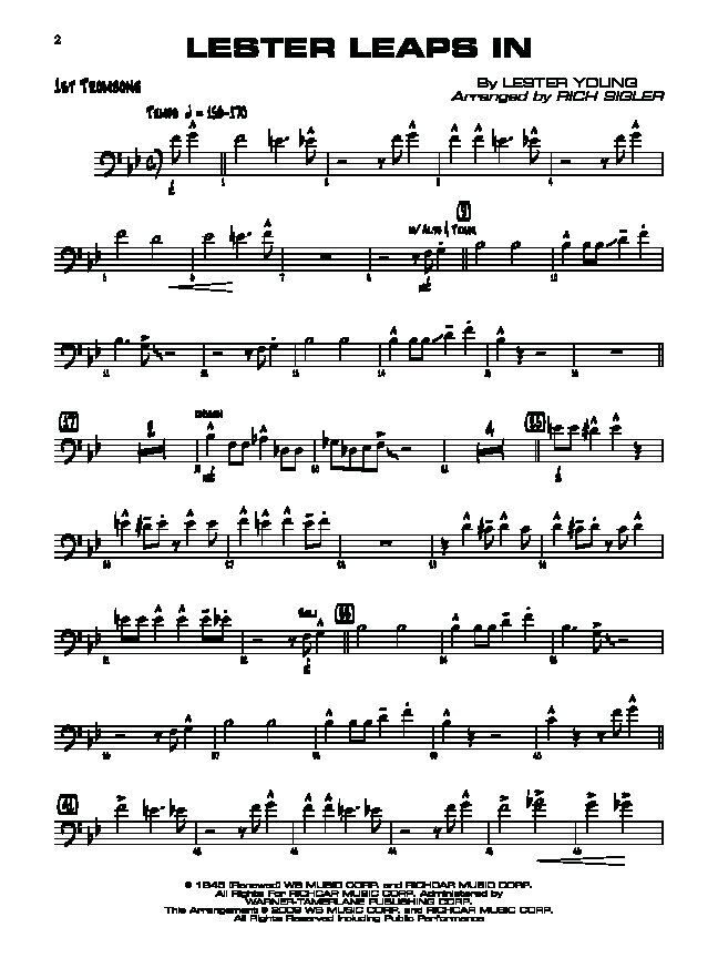 Best of Belwin Jazz - Jazz Band Collection 1st Trombone — view 2