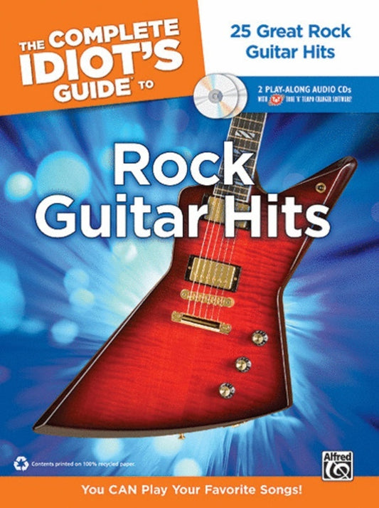 Complete Idiots Guide To Rock Guitar Hits Book 2CD Book