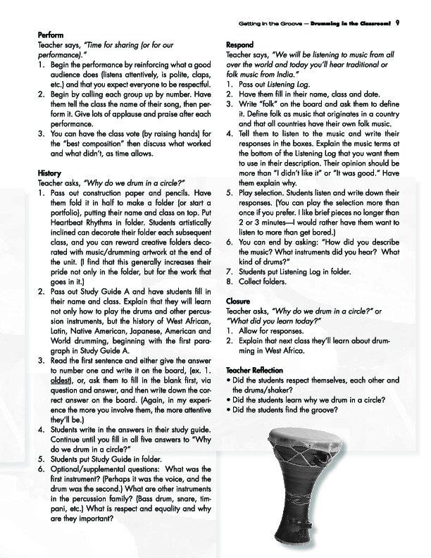 Getting in the Groove: A Multicultural Drumming Curriculum for Classroom Use — view 3
