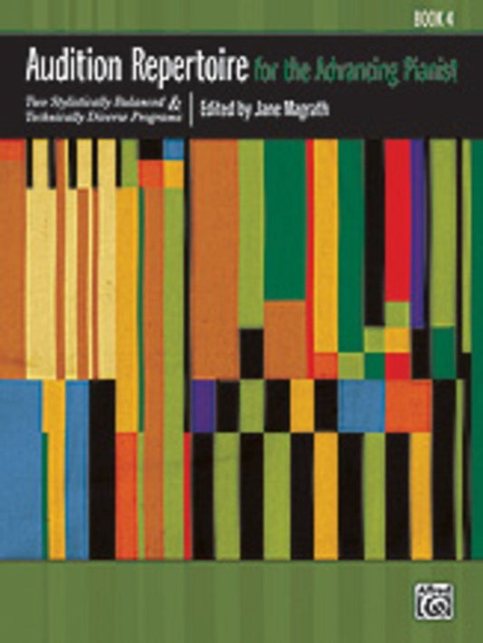 Audition Repertoire For Advancing Pianist Book 4 Book