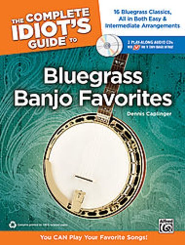 Complete Idiots Guide Bluegrass Banjo Favourites Book