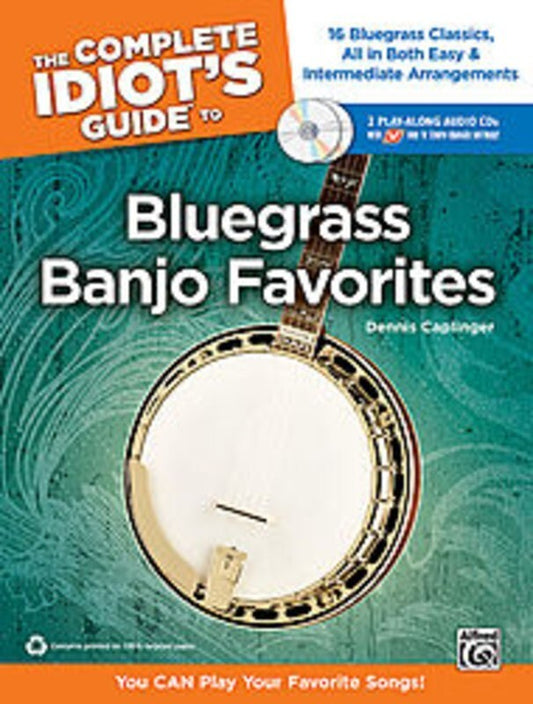 Complete Idiots Guide Bluegrass Banjo Favourites Book
