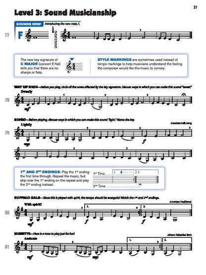 Sound Innovations for Concert Band Book 1 Eb Alto Clarinet by Alfred Music