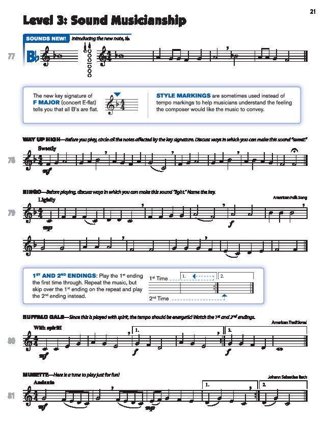 Sound Innovations for Concert Band Book 1 Bass Clarinet — view 2