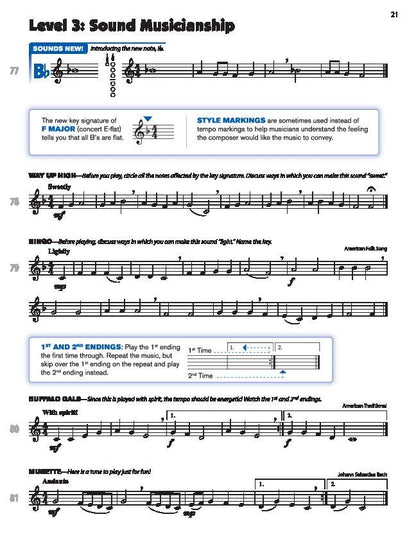Sound Innovations for Concert Band Book 1 Bass Clarinet — view 2