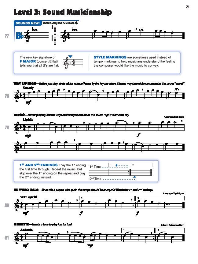 Sound Innovations for Concert Band Book 1 Tenor Saxophone — view 2