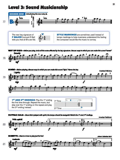 Sound Innovations for Concert Band Book 1 Tenor Saxophone — view 2