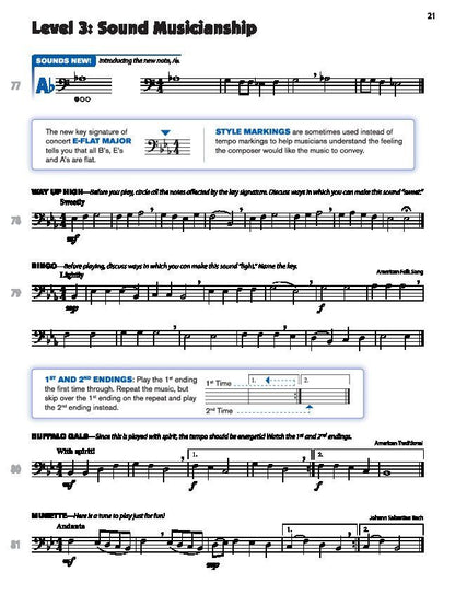 Sound Innovations for Concert Band Book 1 Baritone B.C. — view 2