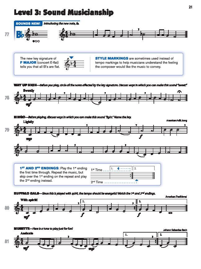 Sound Innovations for Concert Band Book 1 Baritone T.C. — view 2