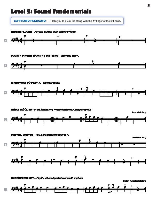 Sound Innovations for String Orchestra Book 1 Cello — view 2