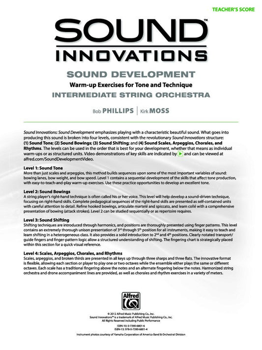Sound Innovations for String Orchestra: Development — Conductor's Score (Alfred Music)