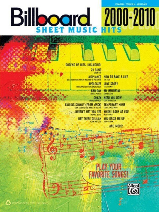 Billboard Sheet Music Hits 2000-2010 PVG