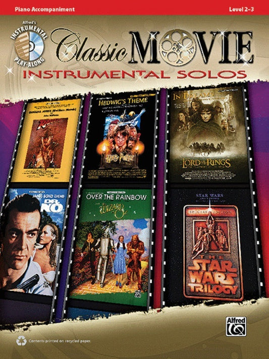 Classic Movie Instrumental Solos Piano Acc Book