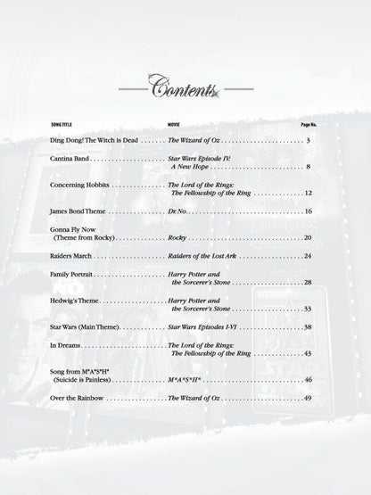 Classic Movie Instrumental Solos for Cello with CD