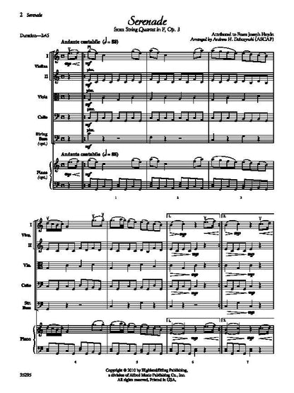 Classic String Quartets Conductor Score by Andrew H. Dabczynski - Alfred Music, 104 pages, suitable for quartets and ensembles — view 2