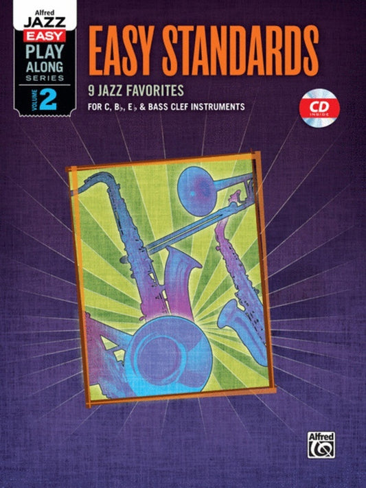 Alfred Jazz Easy Play Along Vol 2 C Bb Eb Bc Ins
