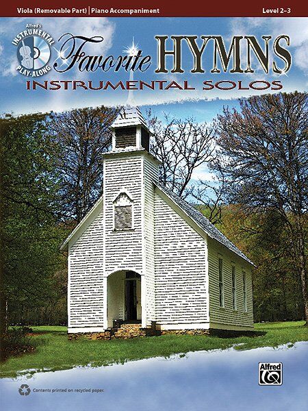 Favorite Hymns Instrumental Solos for Viola Book
