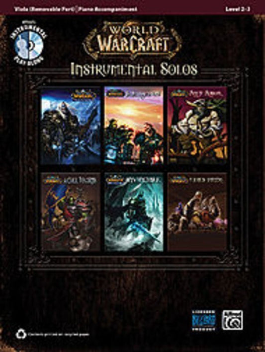 Wolrd Of Warcraft Inst Viola Solo Book/CD Book