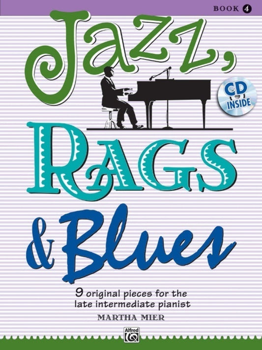 Jazz Rags & Blues Book 4 Book/CD