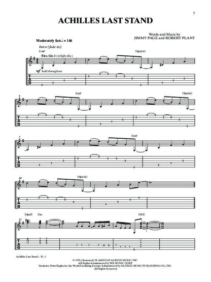 Led Zeppelin - Presence Guitar Tab Platinum Album Edition — view 3