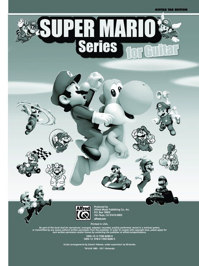 Super Mario Series Guitar Tab Sheet Music Collection — view 2