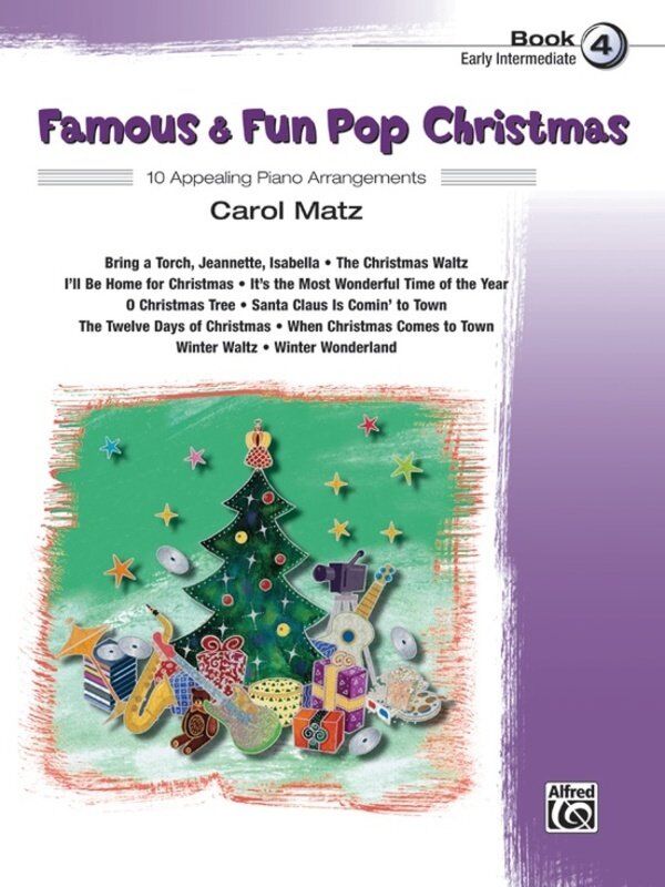 Famous & Fun Pop Christmas Book 4 for Piano - Early Intermediate Collection