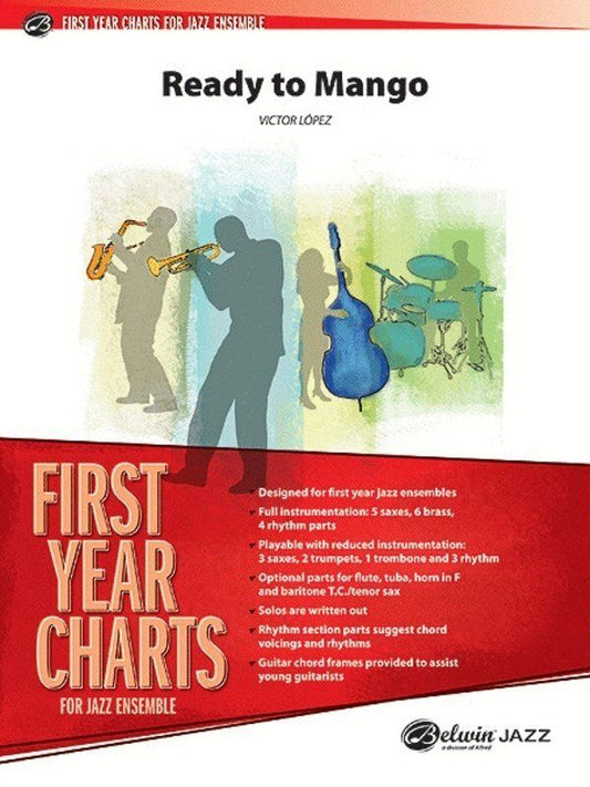 Ready to Mango Jazz Ensemble Score and Parts by Victor Lopez