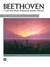 Beethoven - 13 Popular Piano Pieces, Alfred Masterwork Edition, 64 Pages, Includes "Menuet in G Major", "Fr Elise", "Moonlight Sonata" — view 3