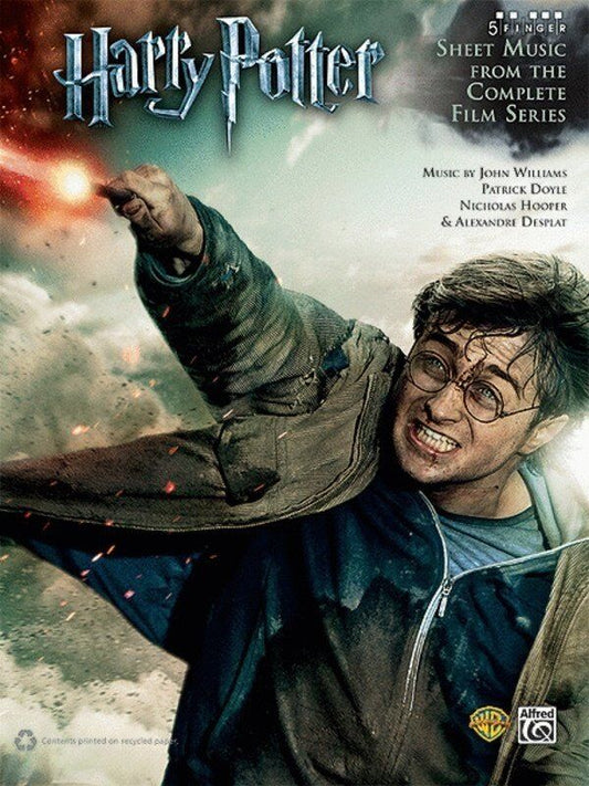 Harry Potter Piano Sheet Music Collection 5-Finger Arrangements 144 Pages