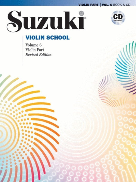 Suzuki Violin School Book 6 Book/CD Violin New Ed (Softcover Book/CD)