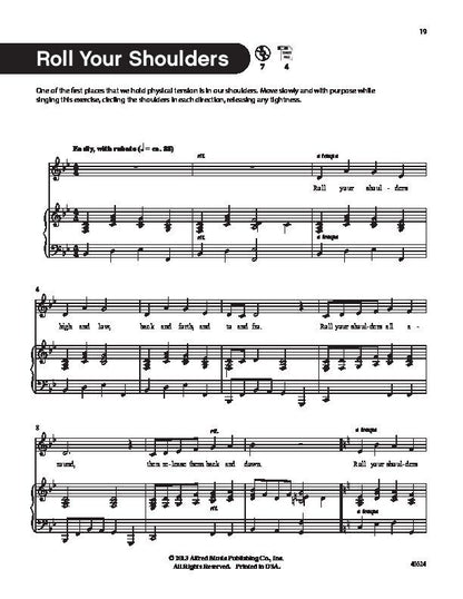 Vocalize! 1: 45 Vocal Warm Ups for Choral and Solo Singers by Andy Beck, Alfred Music, 120 Pages, Includes Piano Accompaniments and PDFs — view 2