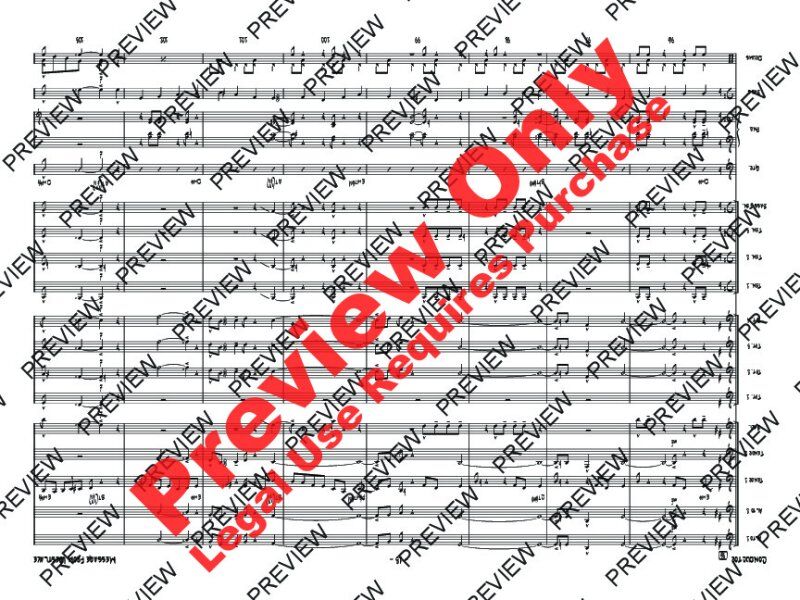 Message from Westlake for Jazz Ensemble JE3 SC/PTS by Mike Kamuf, Alfred Music, 1 Page, SmartMusic Available, Jazz Band Series — view 4