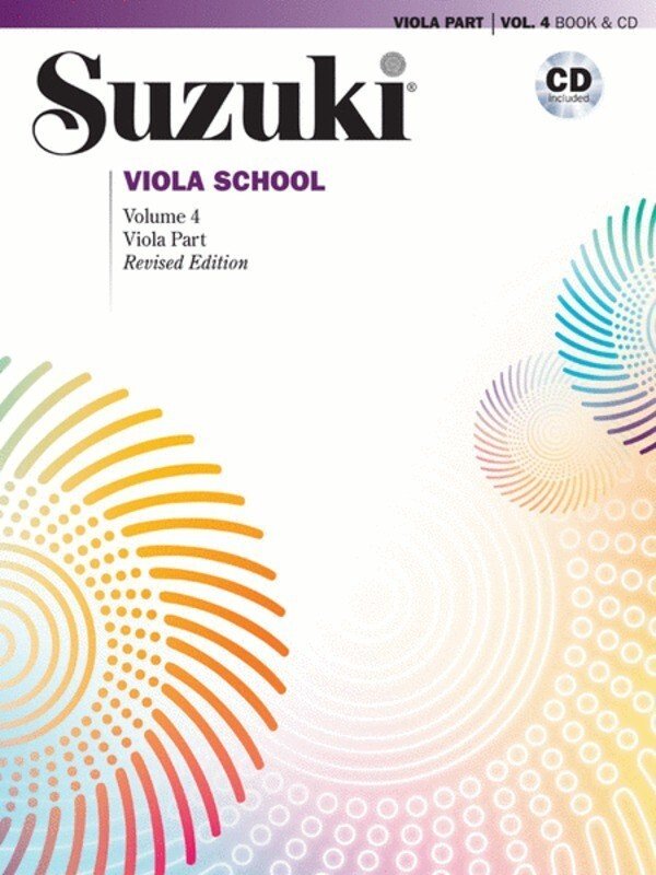 Suzuki Viola School, Vol. 4 — Viola Part, Book & CD (Alfred Music)