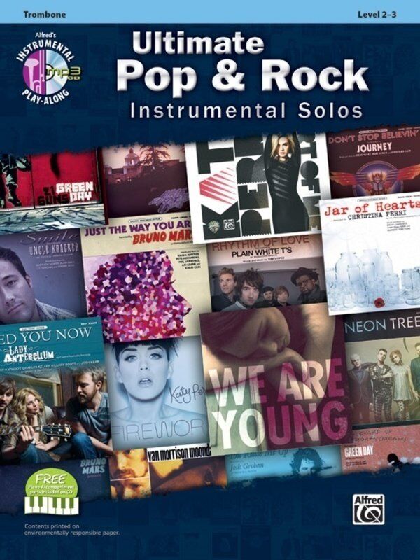 Ultimate Pop & Rock Instrumental Solos for Trombone BK/CD