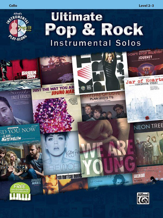 Ultimate Pop & Rock Instrumental Solos for Cello BK/CD