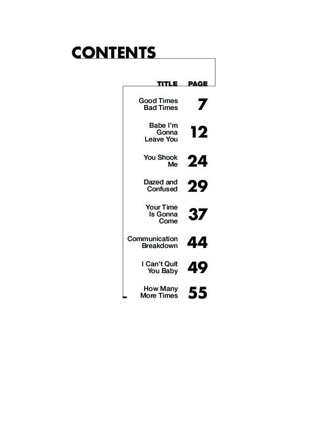 Led Zeppelin I Bass Tab Platinum Album Songbook — view 2